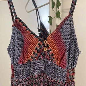 Colorful mini dress from DEVI , size S/M